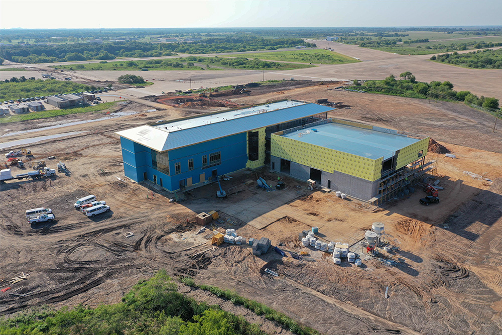 RIC-aug7-1.jpg construction progress aerial photo of the RIC building different angle
