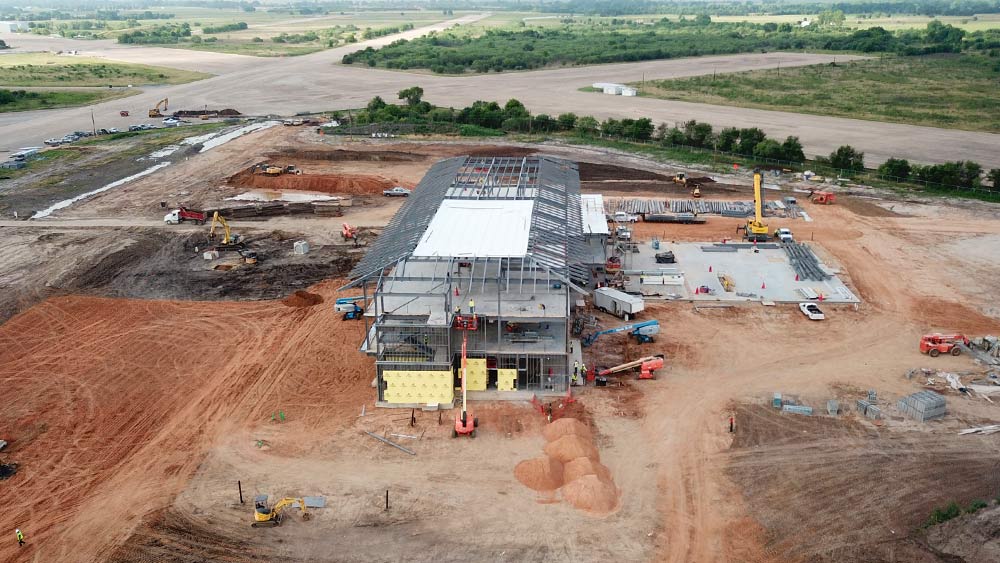 RIC-construction-progress-4 construction progress aerial photo of the RIC building