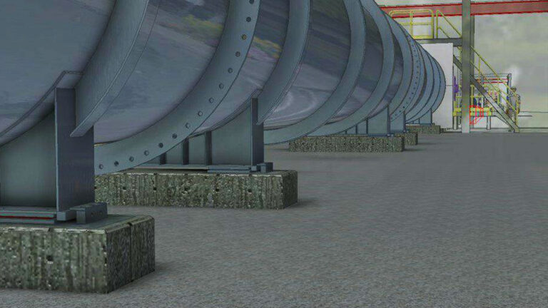 Digital rendering of the Ballistic, Aero-optics and Materials (BAM) Test Range.