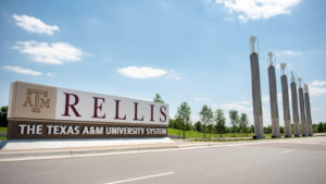 Entrance sign to the Texas A&M University System's RELLIS Campus.